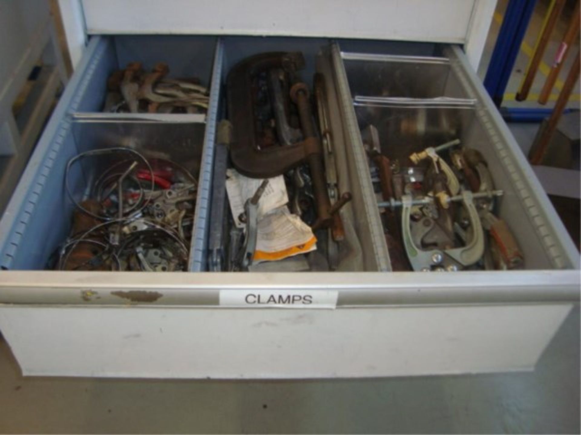 Mobile 5-Drawer Parts Supply Cabinet W/Contents - Image 6 of 7