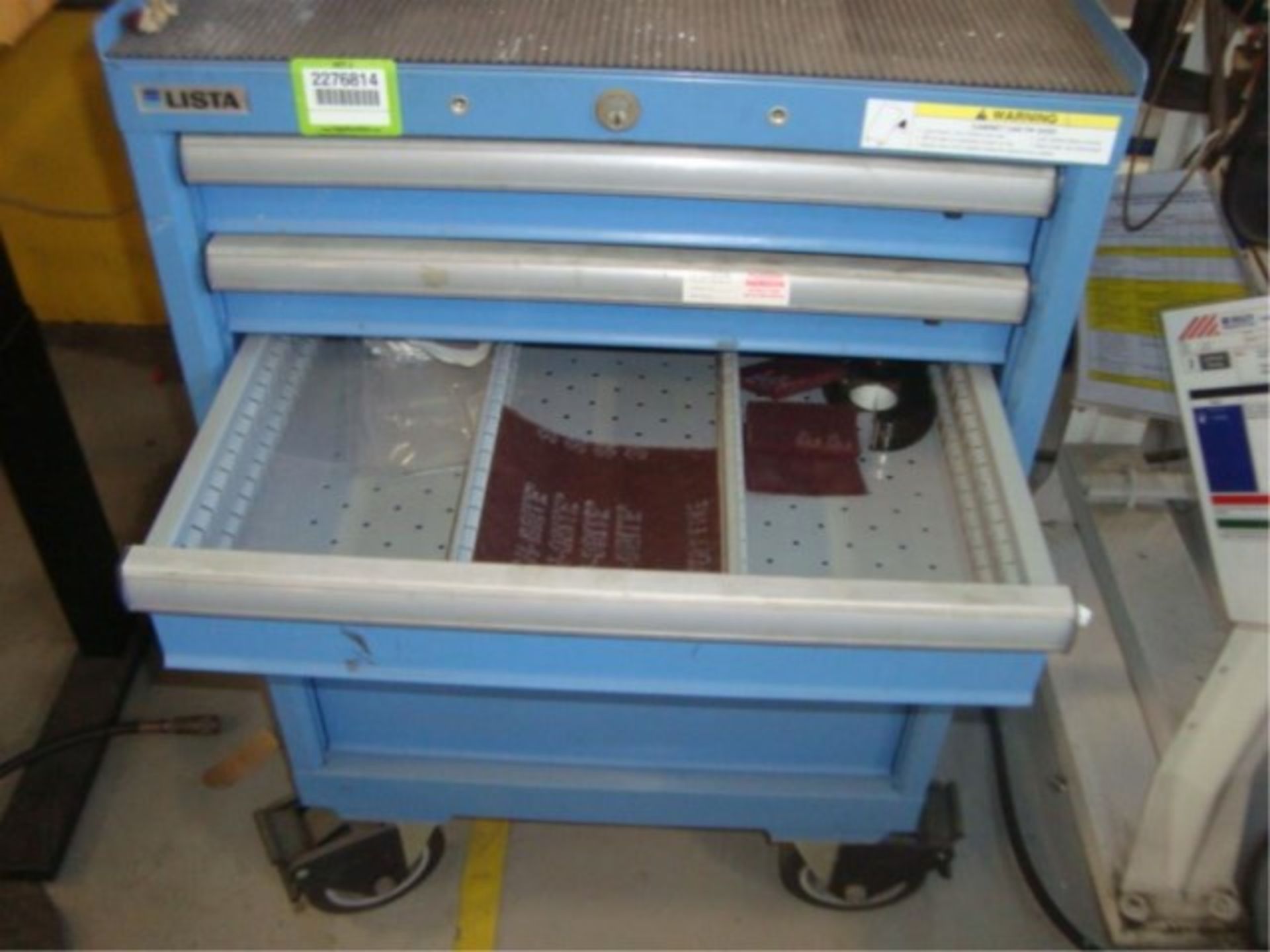 Mobile 5-Drawer Parts Supply Cabinet - Image 5 of 9