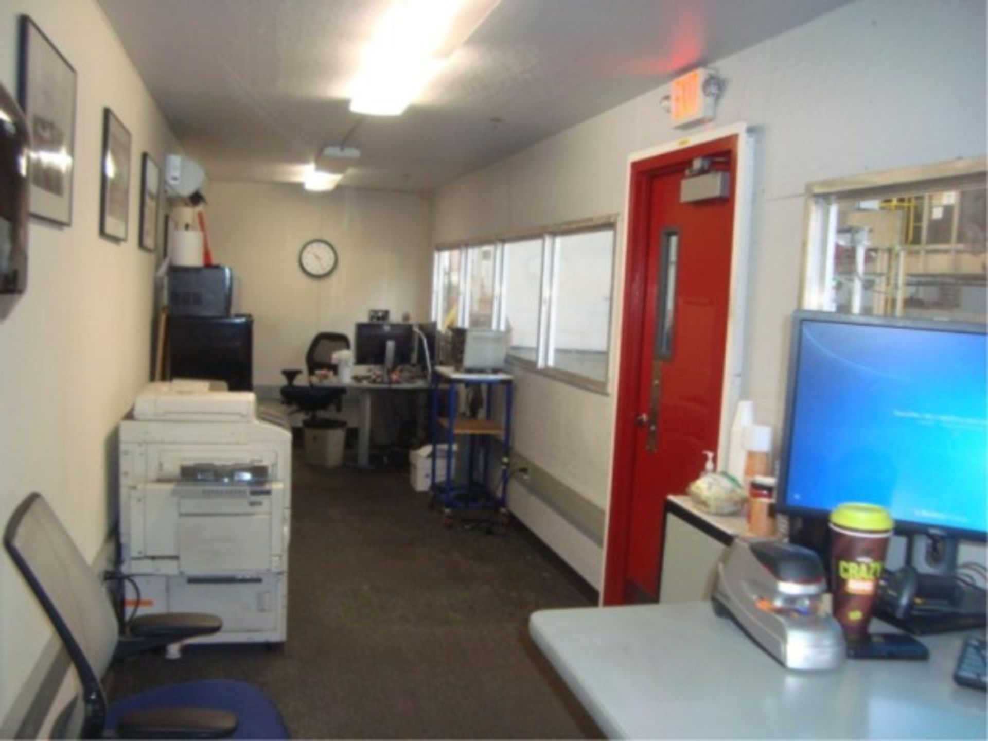 40' ft. Office Container W/Air Conditioning Unit - Image 11 of 12