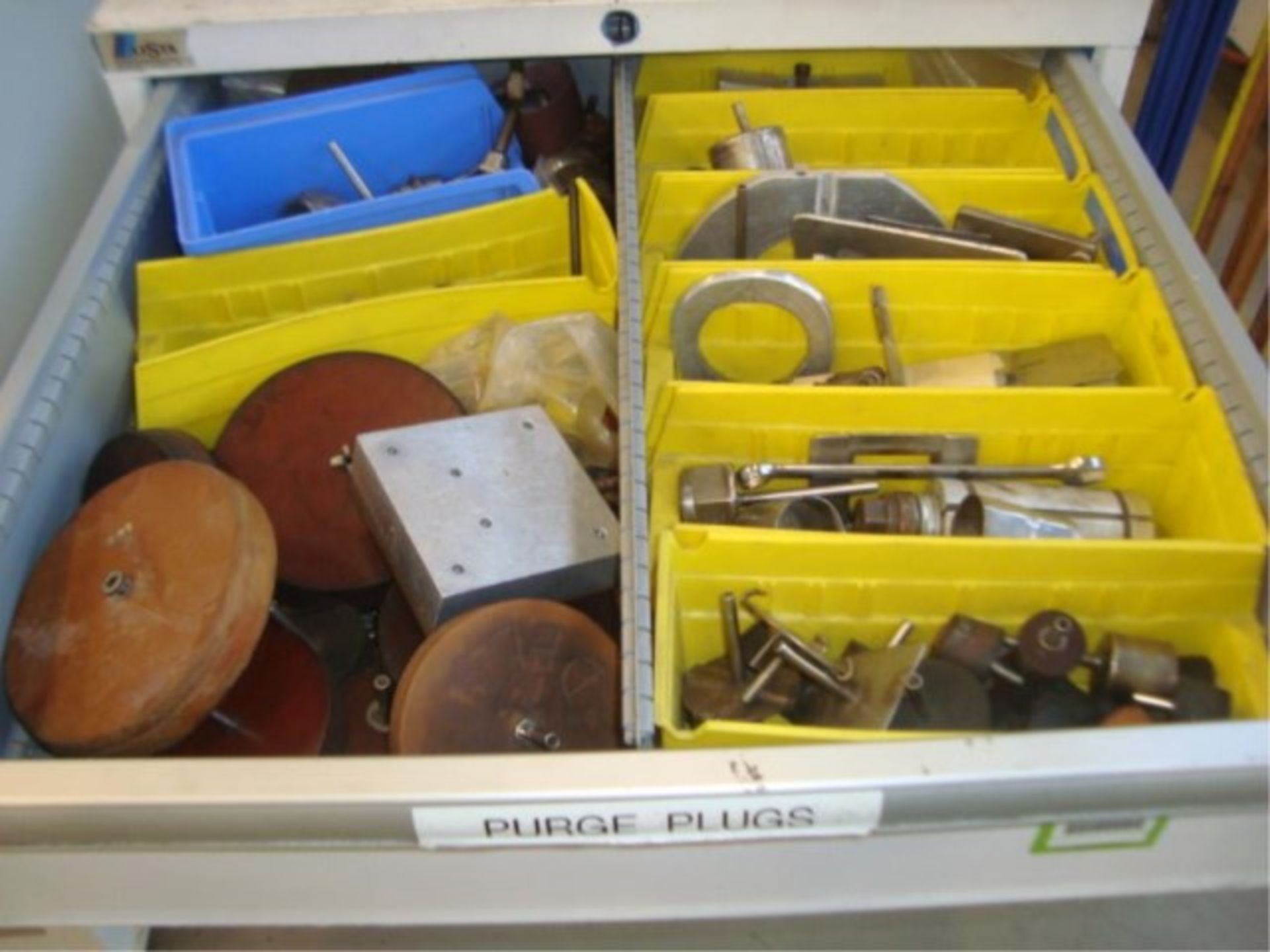 Mobile 5-Drawer Parts Supply Cabinet W/Contents - Image 3 of 7