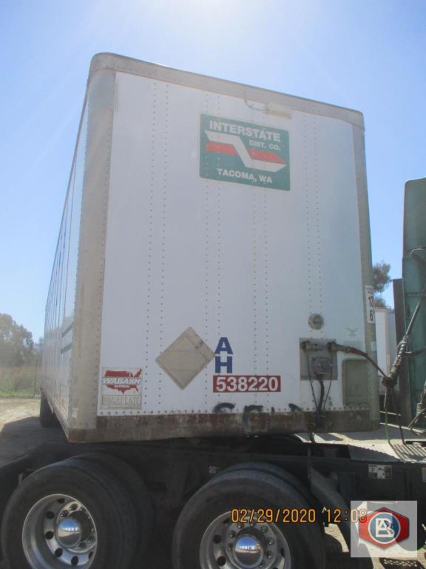 2003 Wabash 53 ft. DuraPlate Logistics Trailer