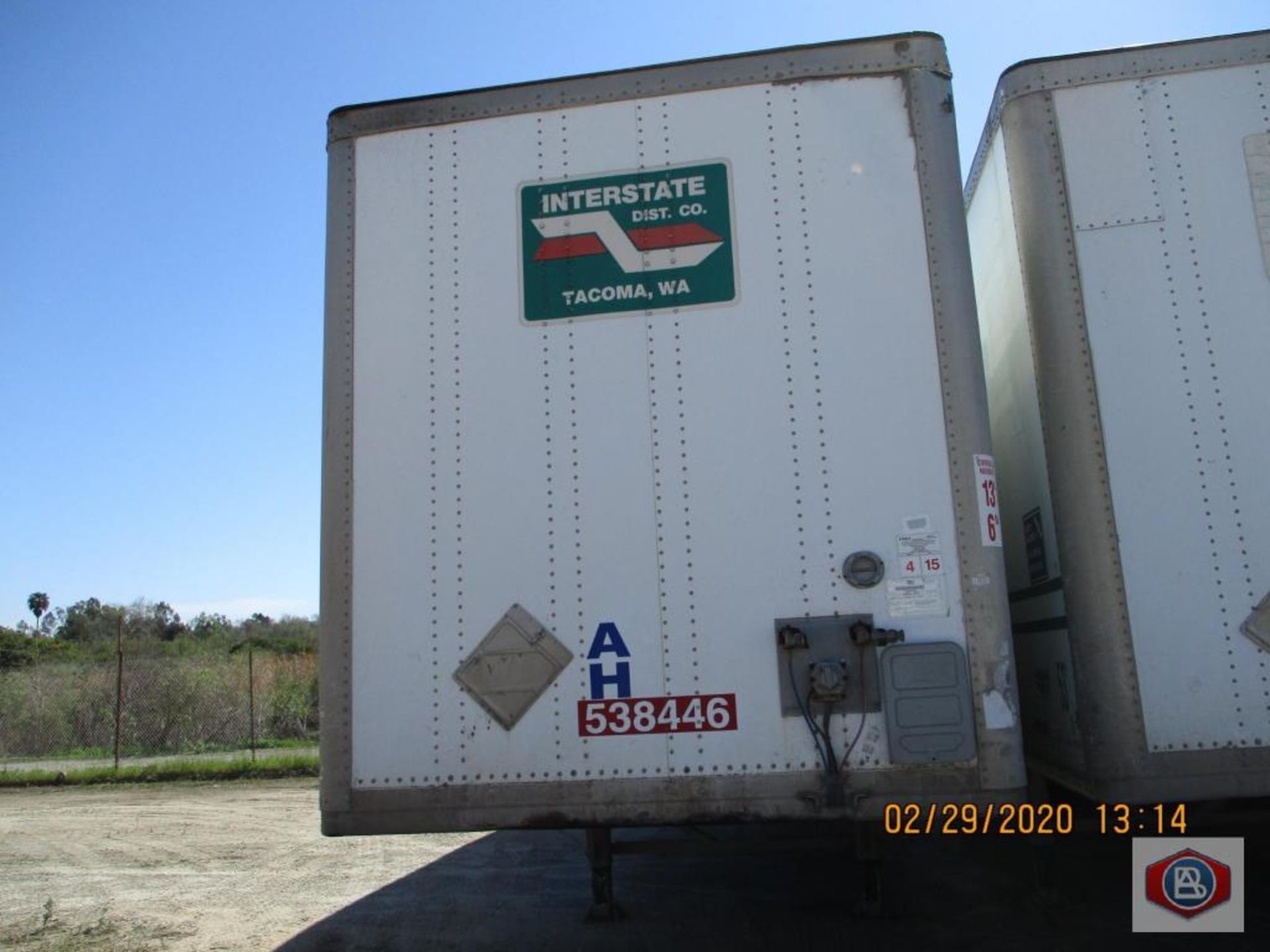 2003 Wabash 53 ft. DuraPlate Logistics Trailer