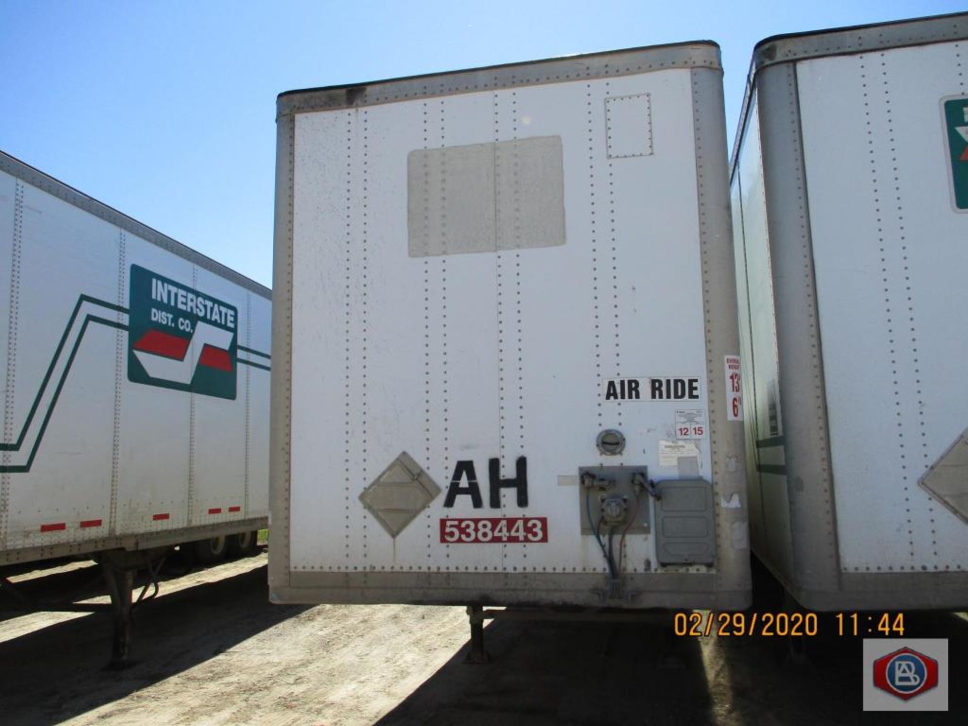 2003 Wabash 53 ft. DuraPlate Logistics Trailer