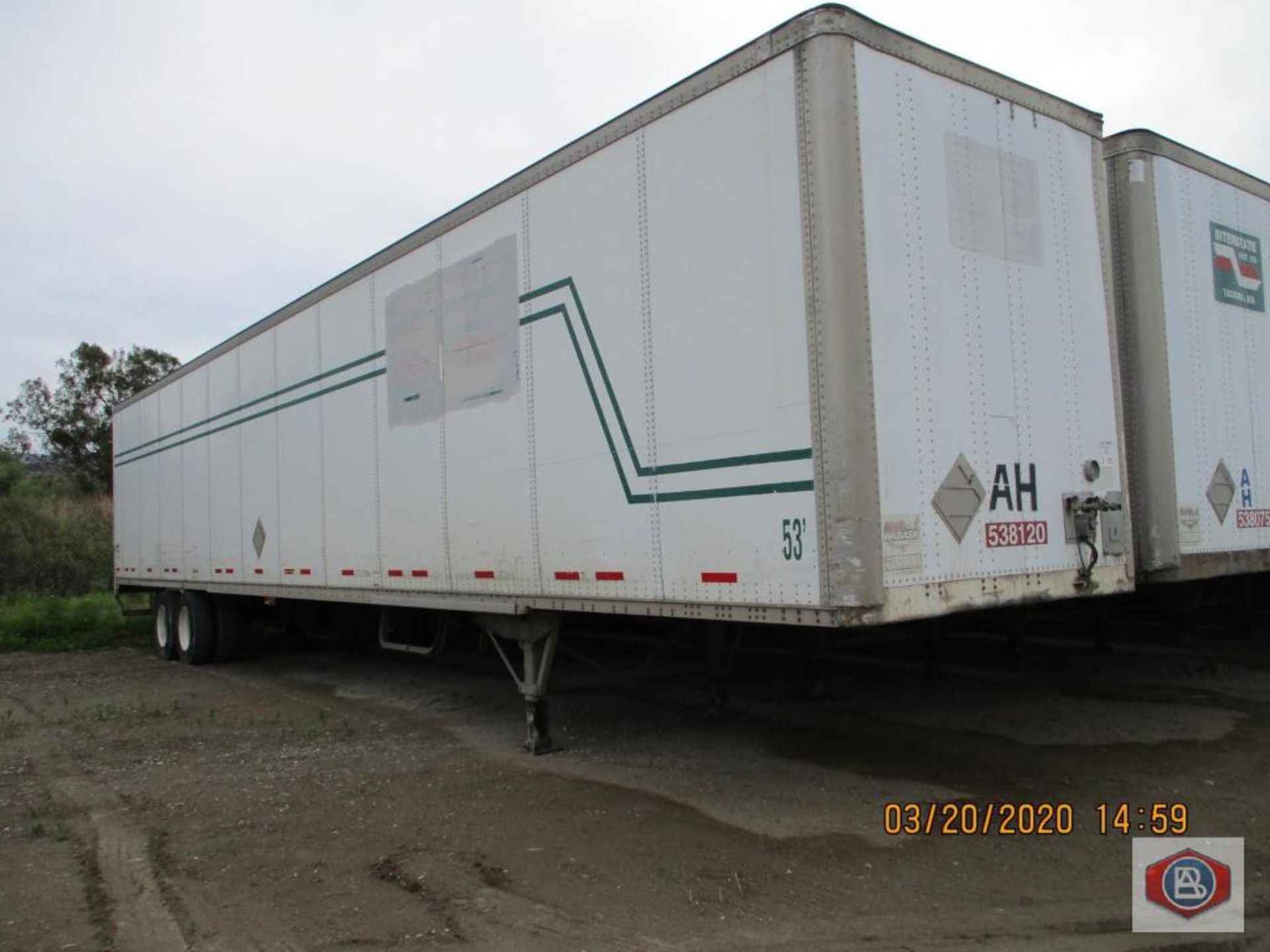 2002 Wabash 53 ft. DuraPlate Logistics Trailer