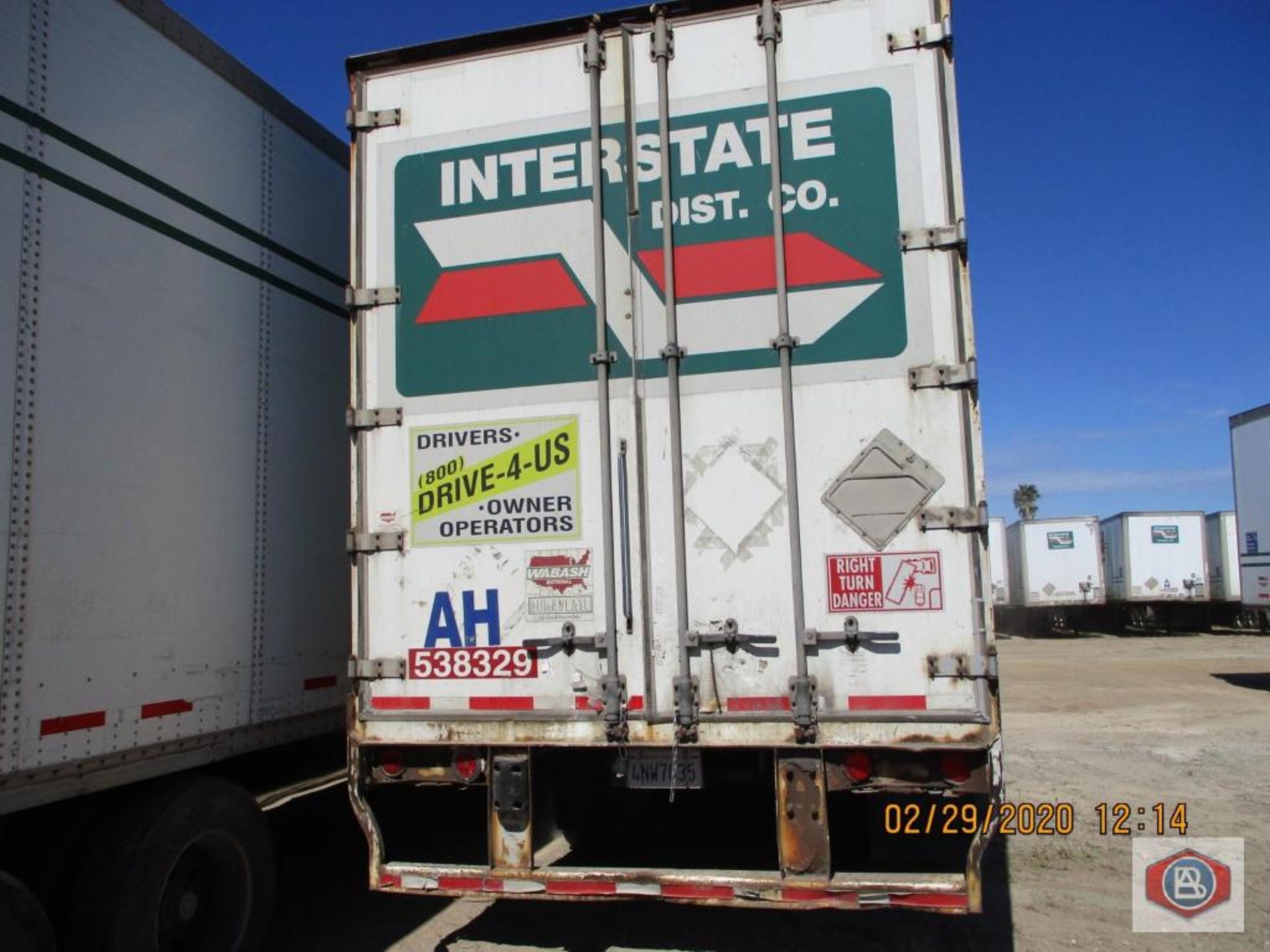 2003 Wabash 53 ft. DuraPlate Logistics Trailer