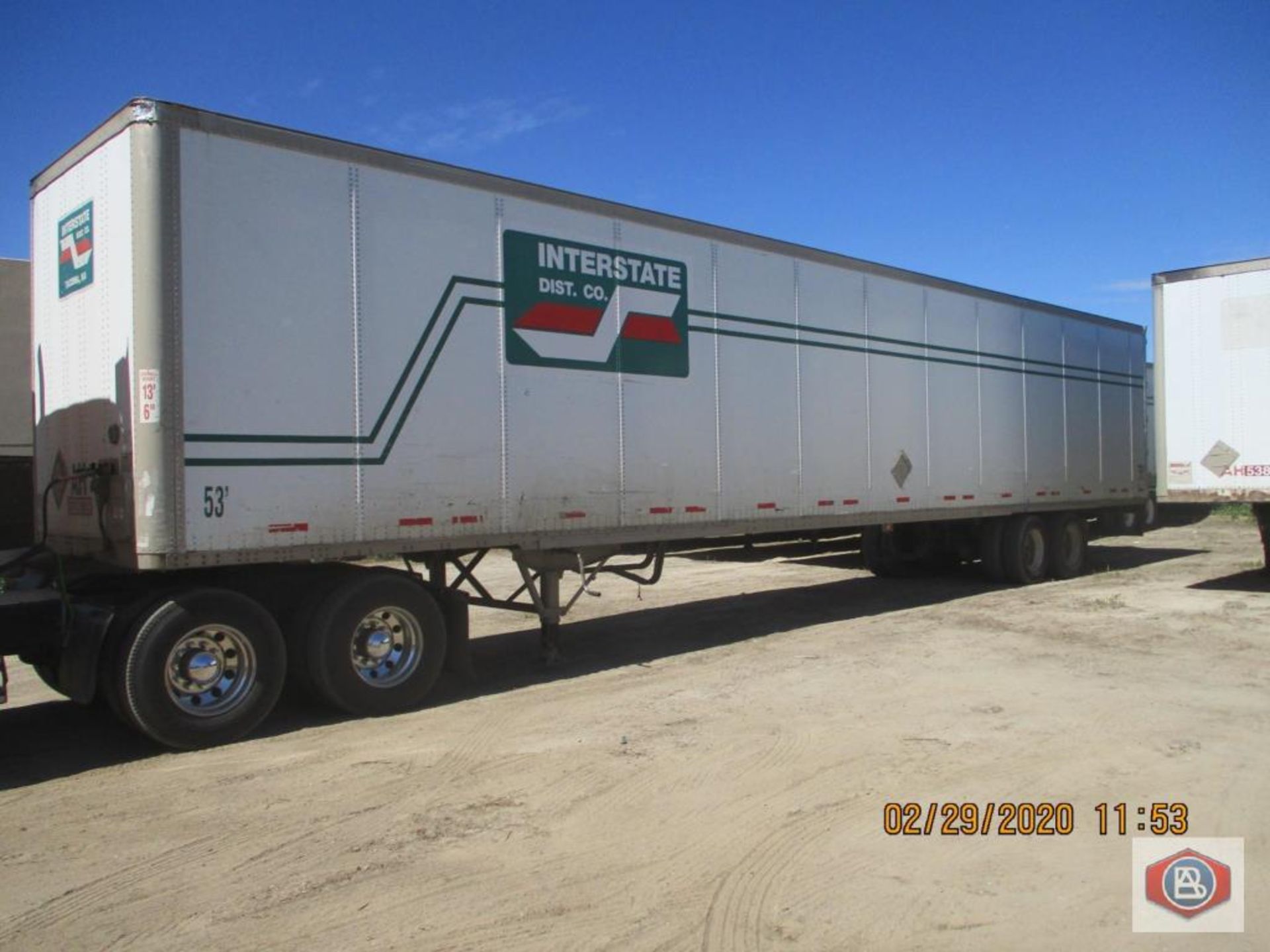 2002 Wabash DuraPlate Logistics Trailer 53 ft. - Image 3 of 7