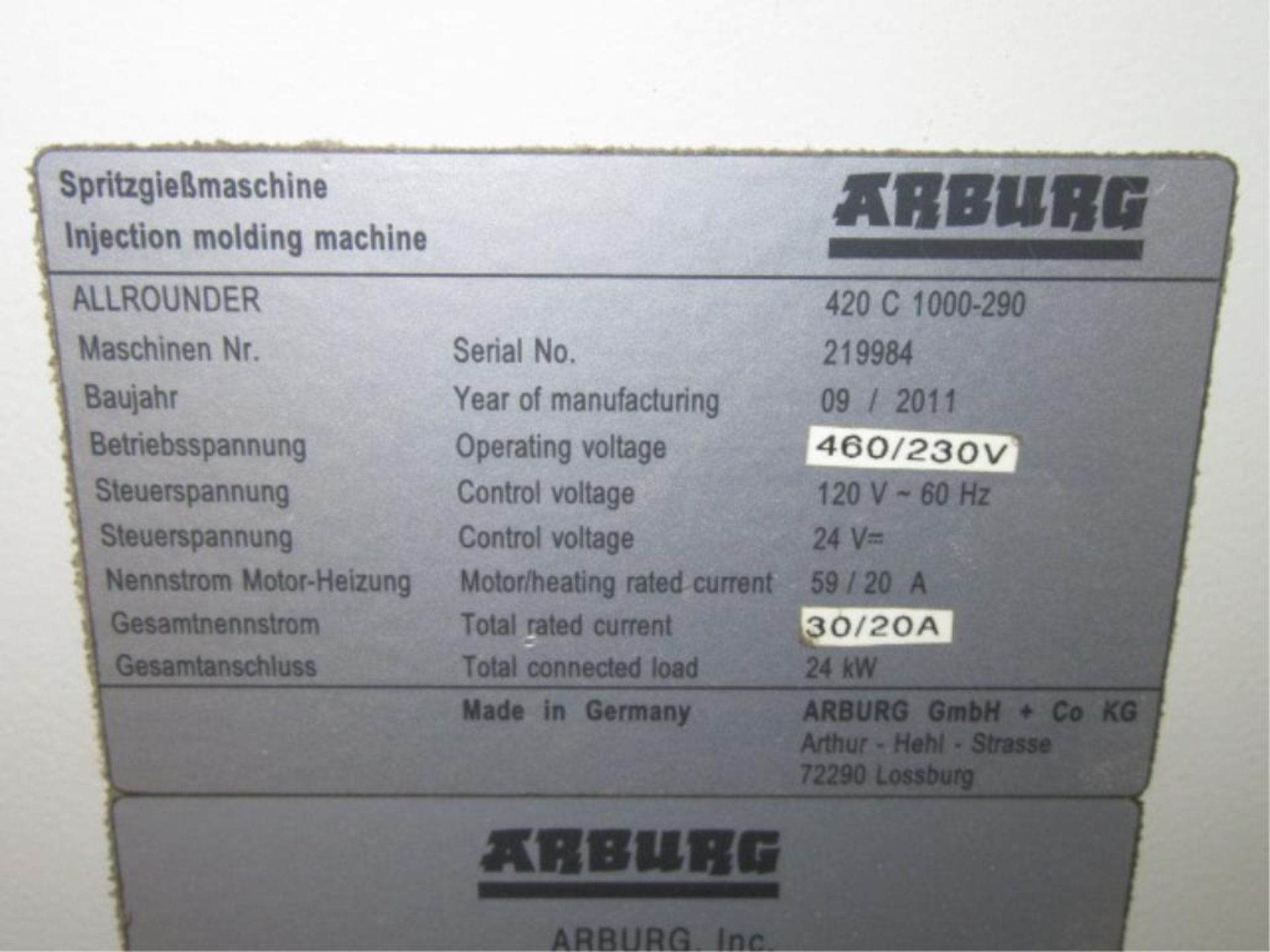 Injection Molder - Image 3 of 15