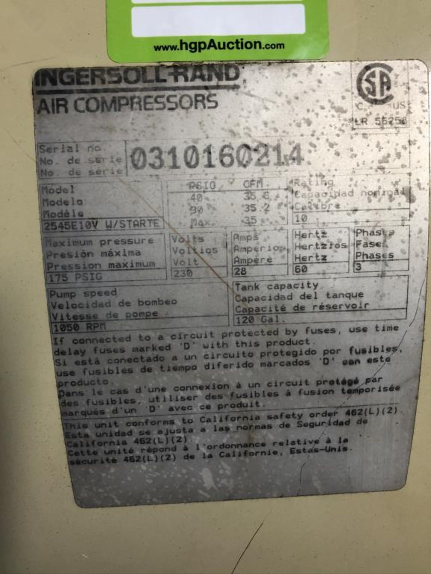 Air Compressor - Image 4 of 5