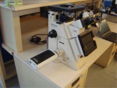 Inverted Metallurgical Microscope w/(5)