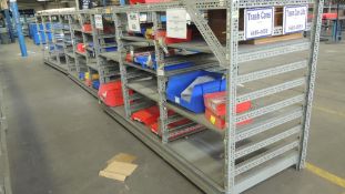 Parts Shelving With Contents