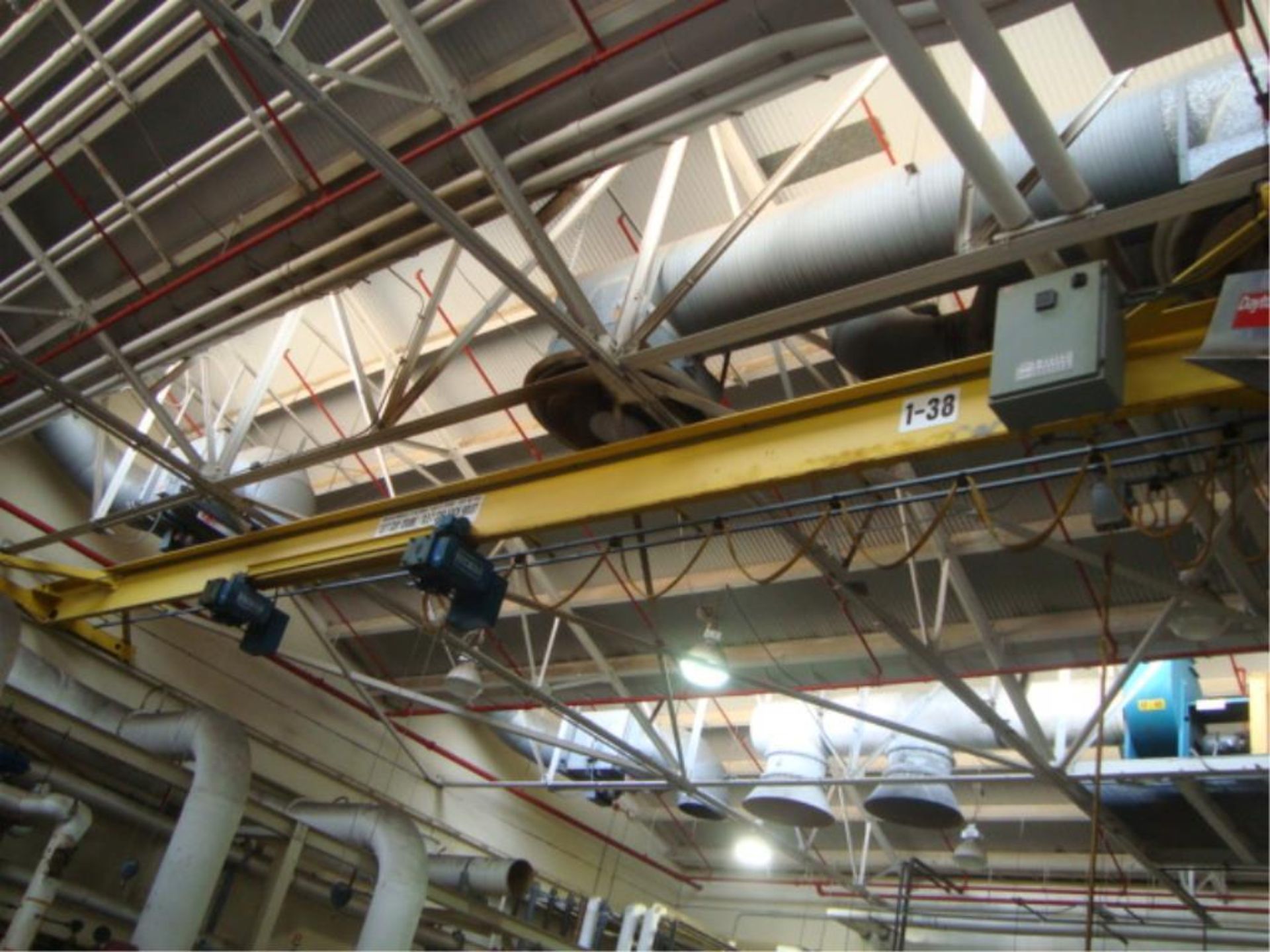 1.5-Ton Capacity Single Rail Support Bridge Crane