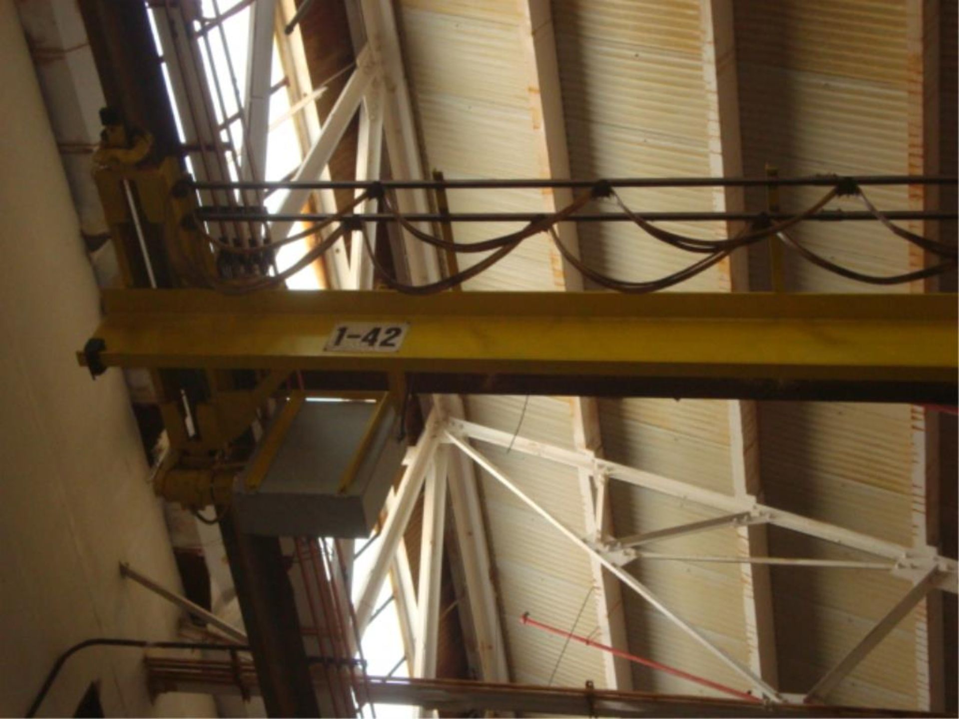 3-Ton Capacity Single Rail Support Bridge Crane - Image 4 of 9