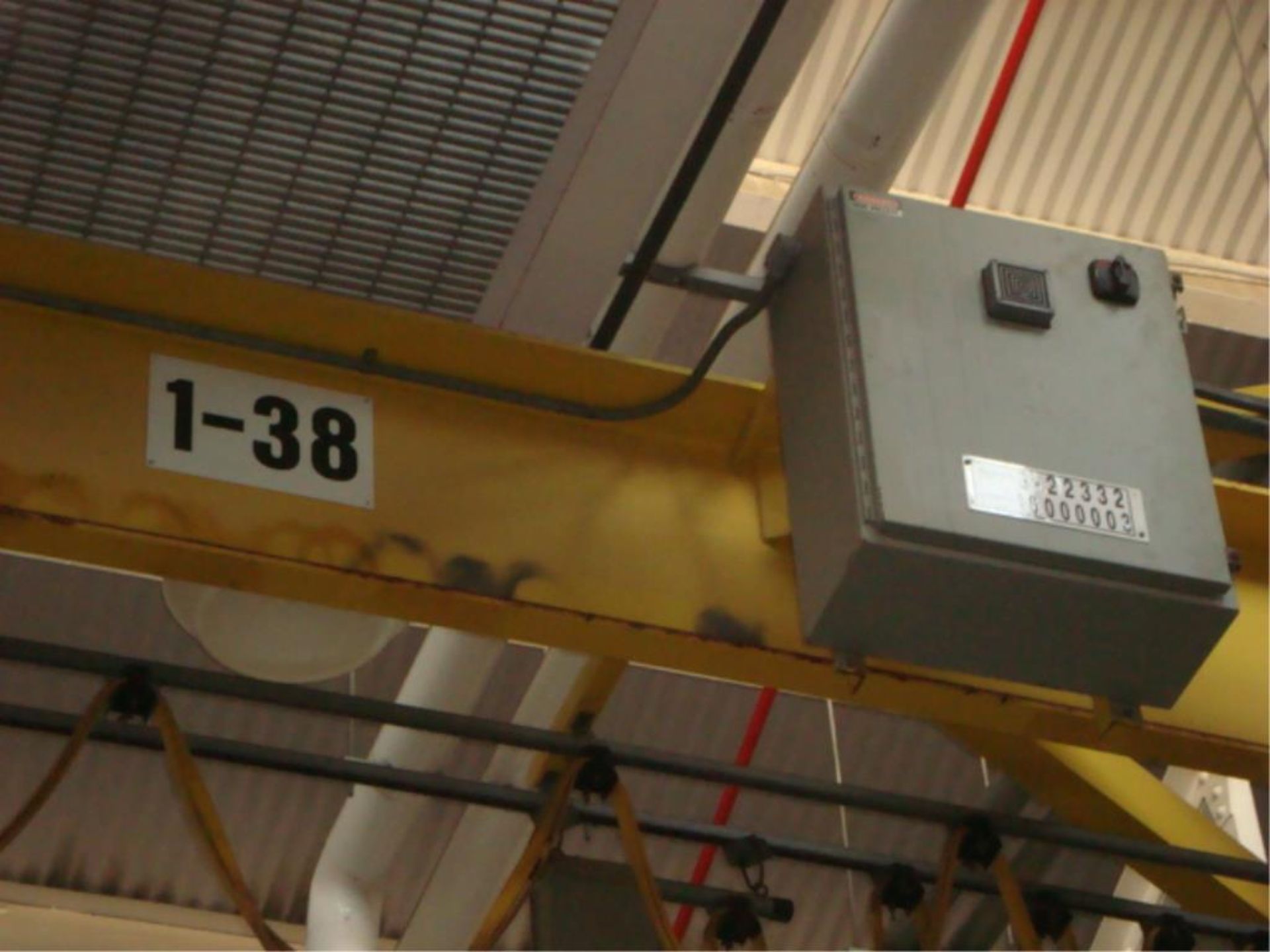 1.5-Ton Capacity Single Rail Support Bridge Crane - Image 7 of 11