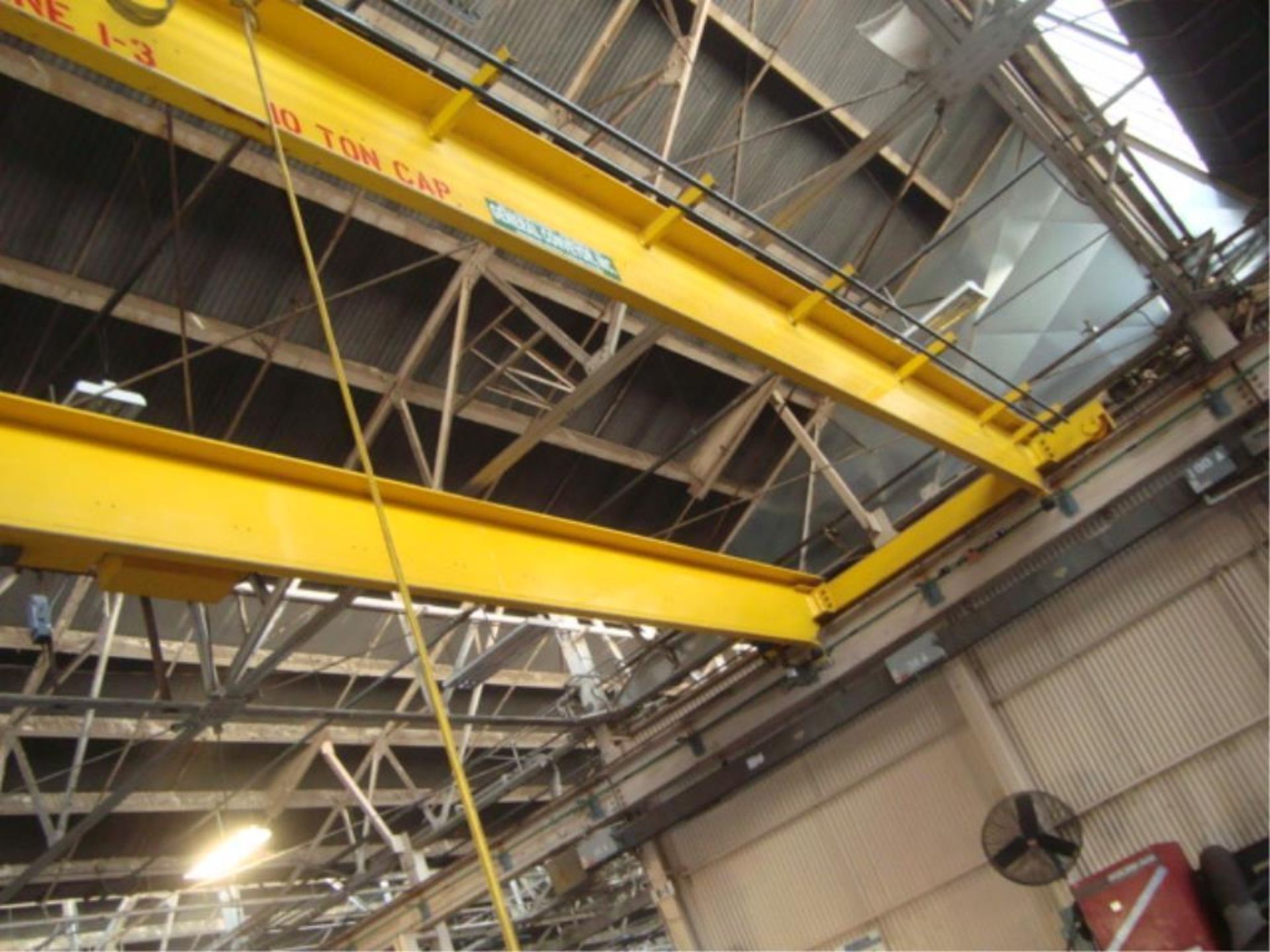 10-Ton Capacity Overhead Bridge Crane - Image 2 of 9