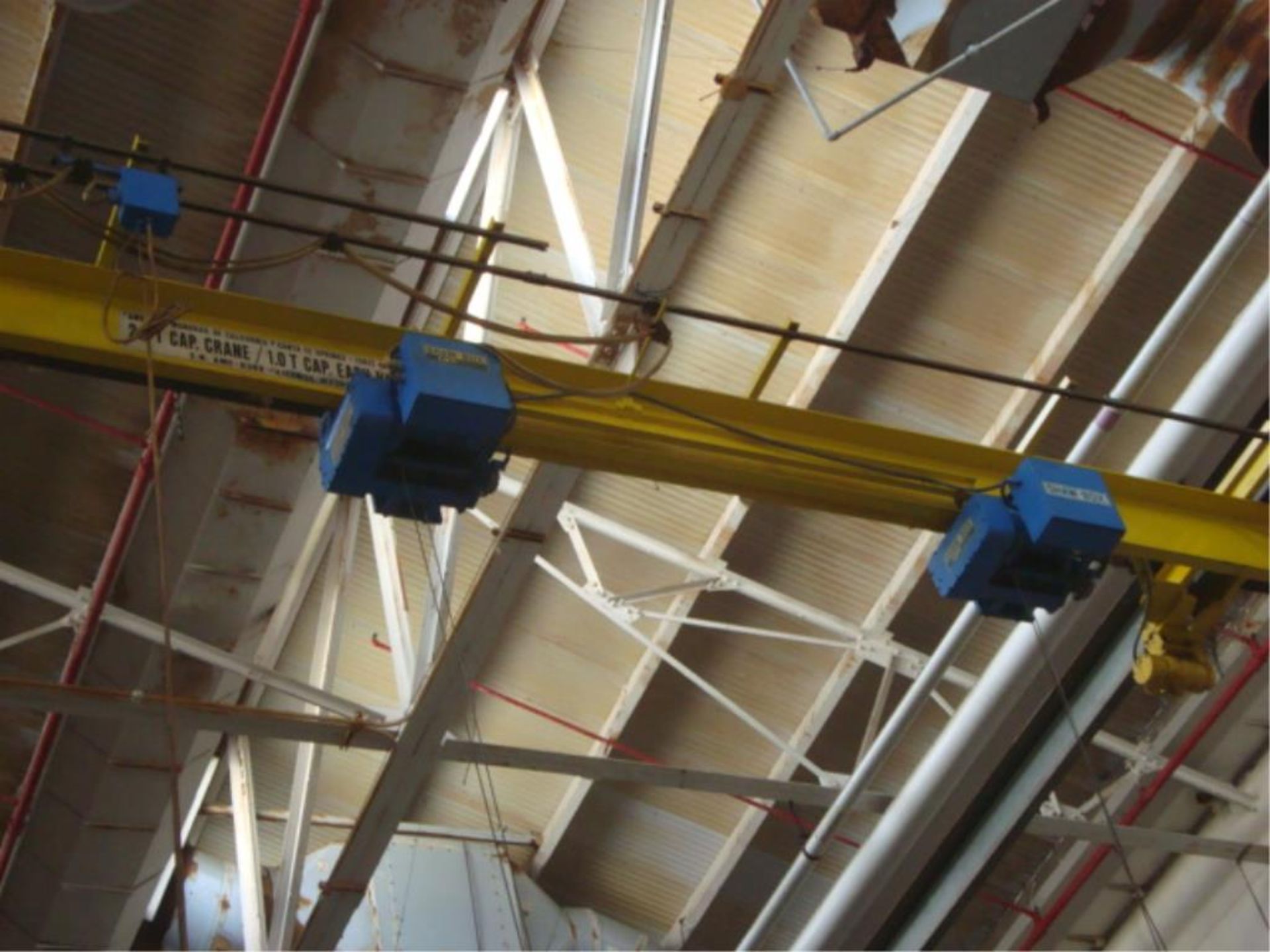 3-Ton Capacity Single Rail Support Bridge Crane - Image 2 of 9