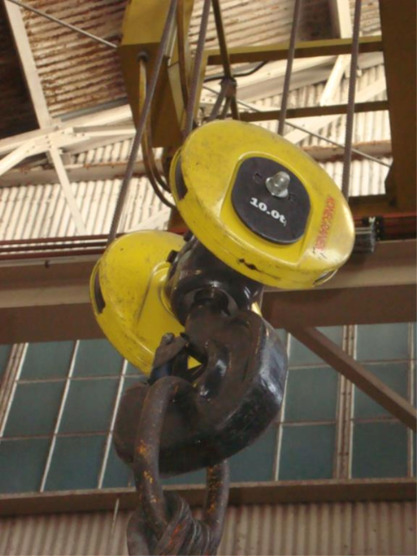 10-Ton Capacity Overhead Bridge Crane - Image 9 of 10