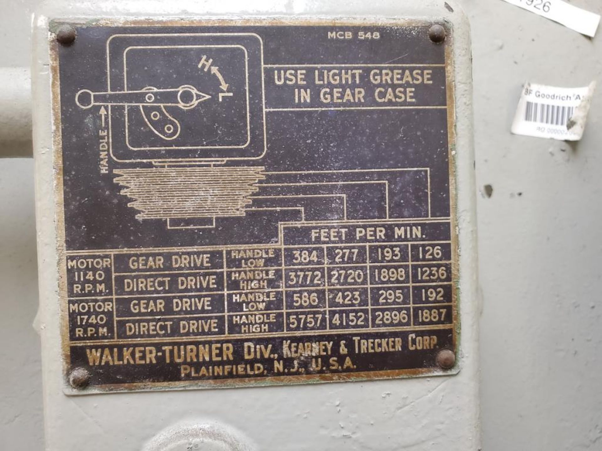 Vertical Band Saw - Image 4 of 4