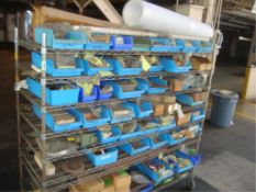Mobile Machine Tool Supply Rack With Contents