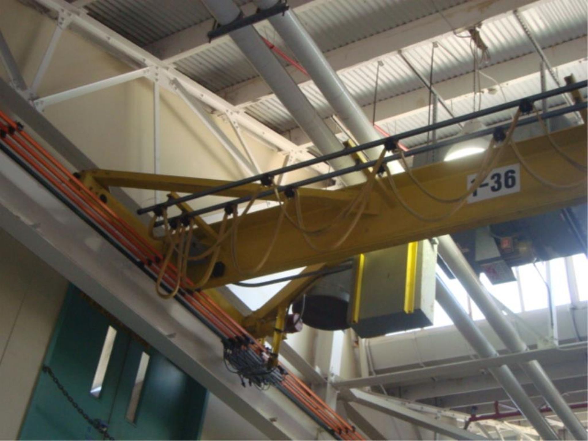 1.5-Ton Capacity Single Rail Support Bridge Crane - Image 8 of 14