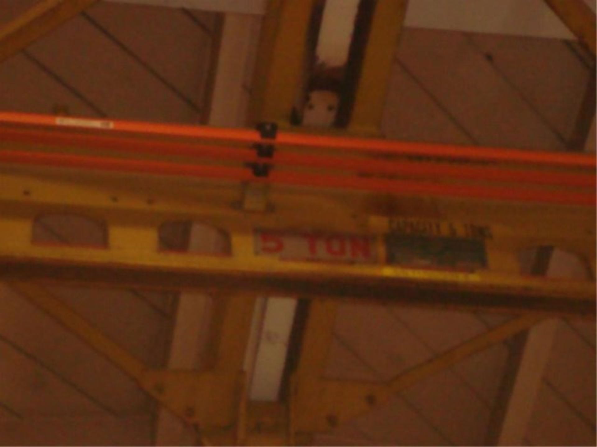 5-Ton Capacity Overhead Bridge Crane - Image 7 of 9