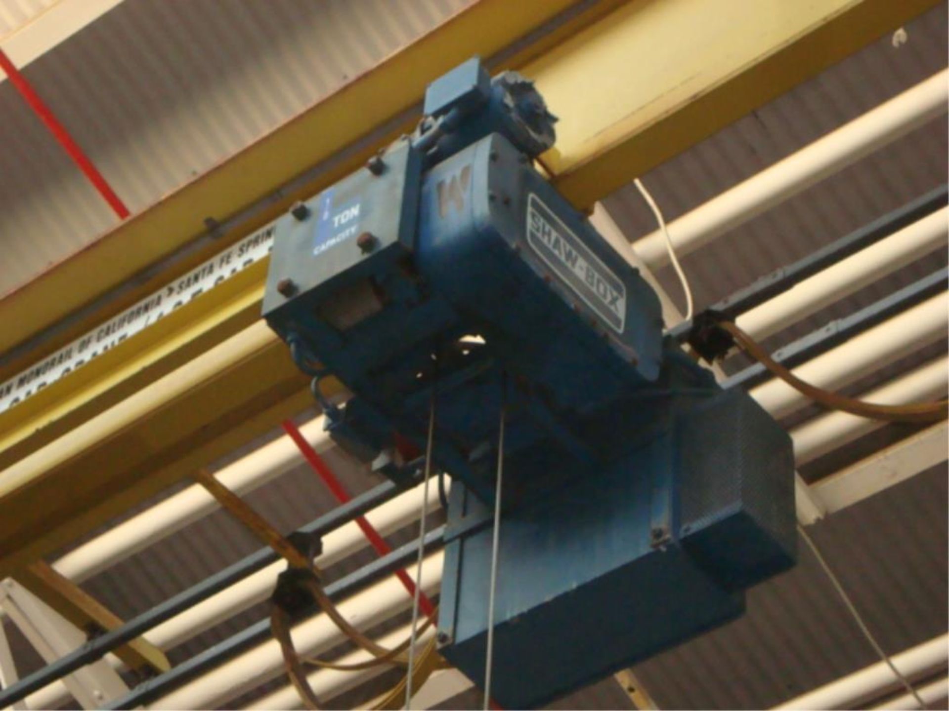 3-Ton Capacity Single Rail Support Bridge Crane - Image 5 of 12