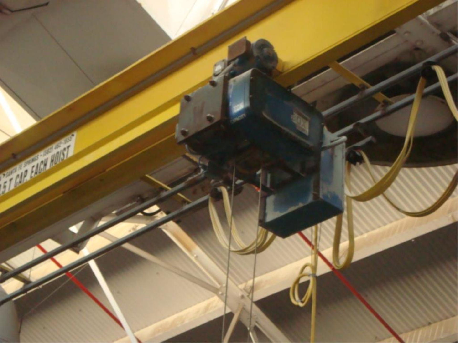 1.5-Ton Capacity Single Rail Support Bridge Crane - Image 3 of 14