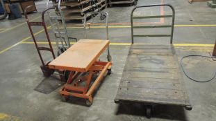 Lift Table and Dollies