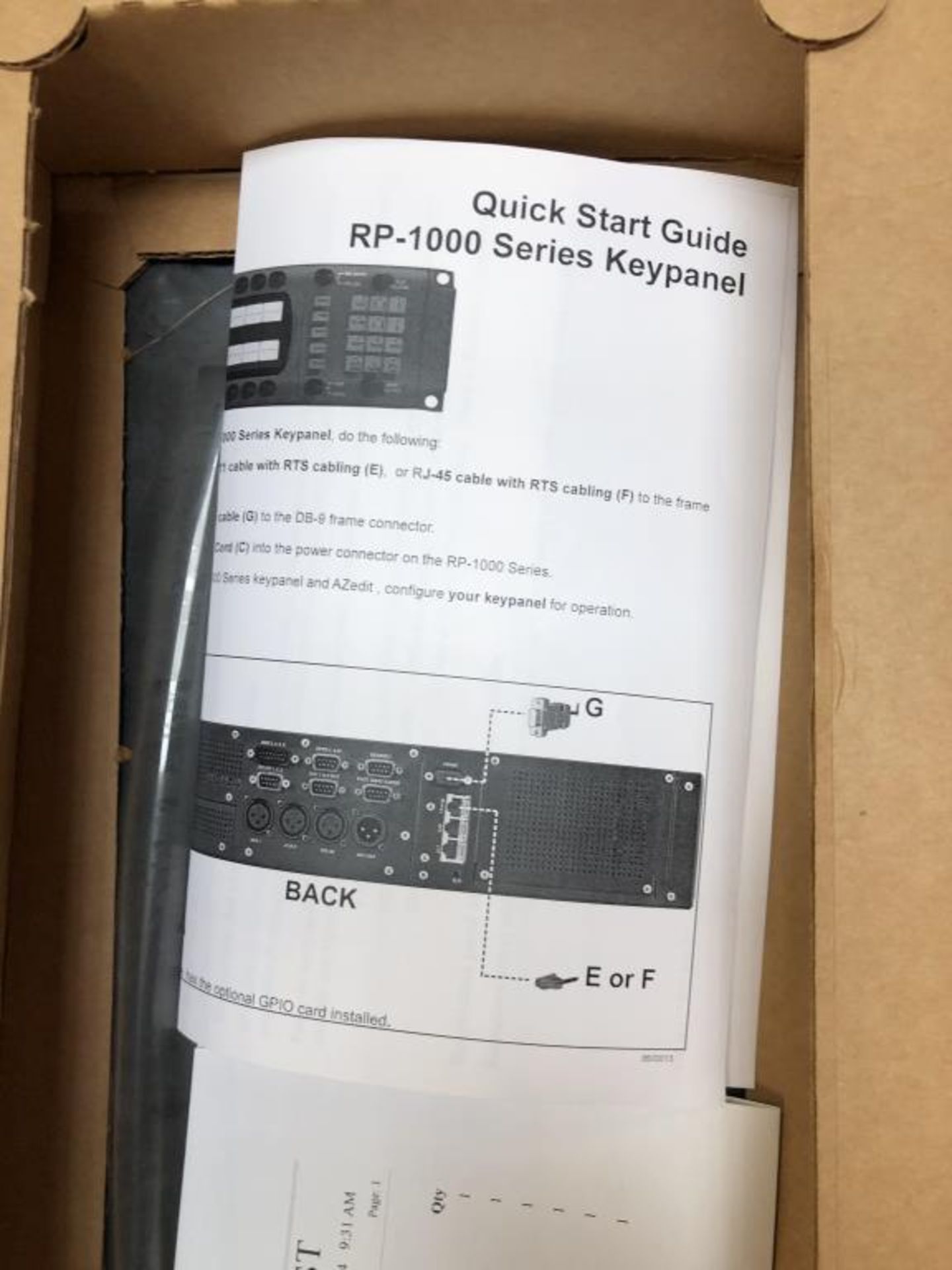 RP-1000 Series Keypanel - Image 7 of 11