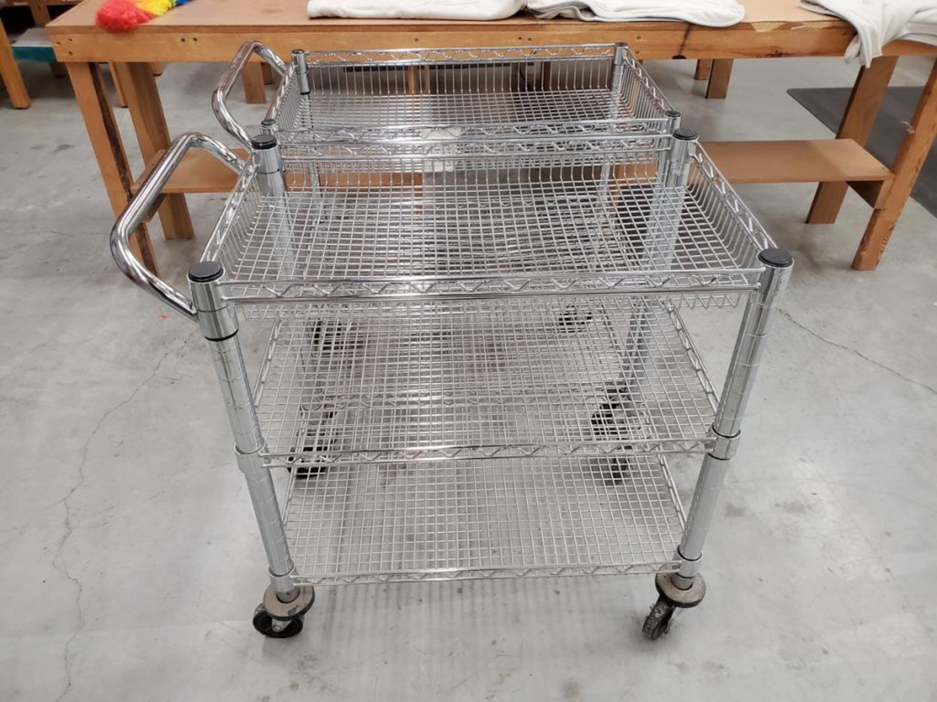 Wire Frame Push Carts - Image 2 of 2