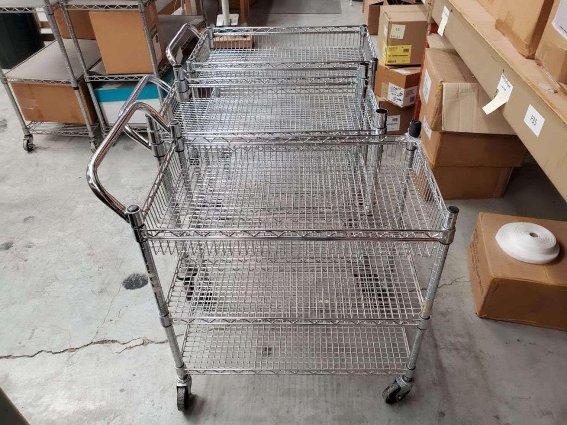Wire Frame Push Carts - Image 2 of 2