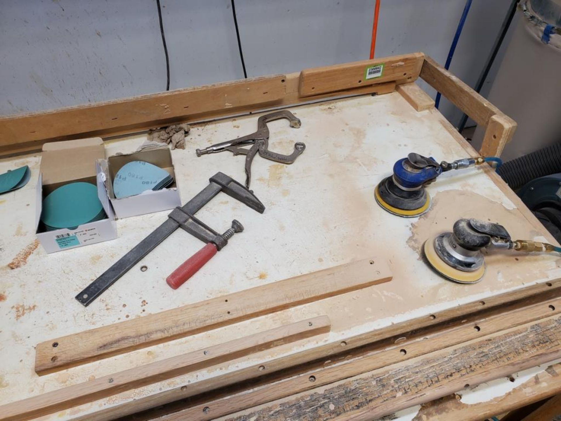 Wood Working Table with Tools - Image 2 of 8