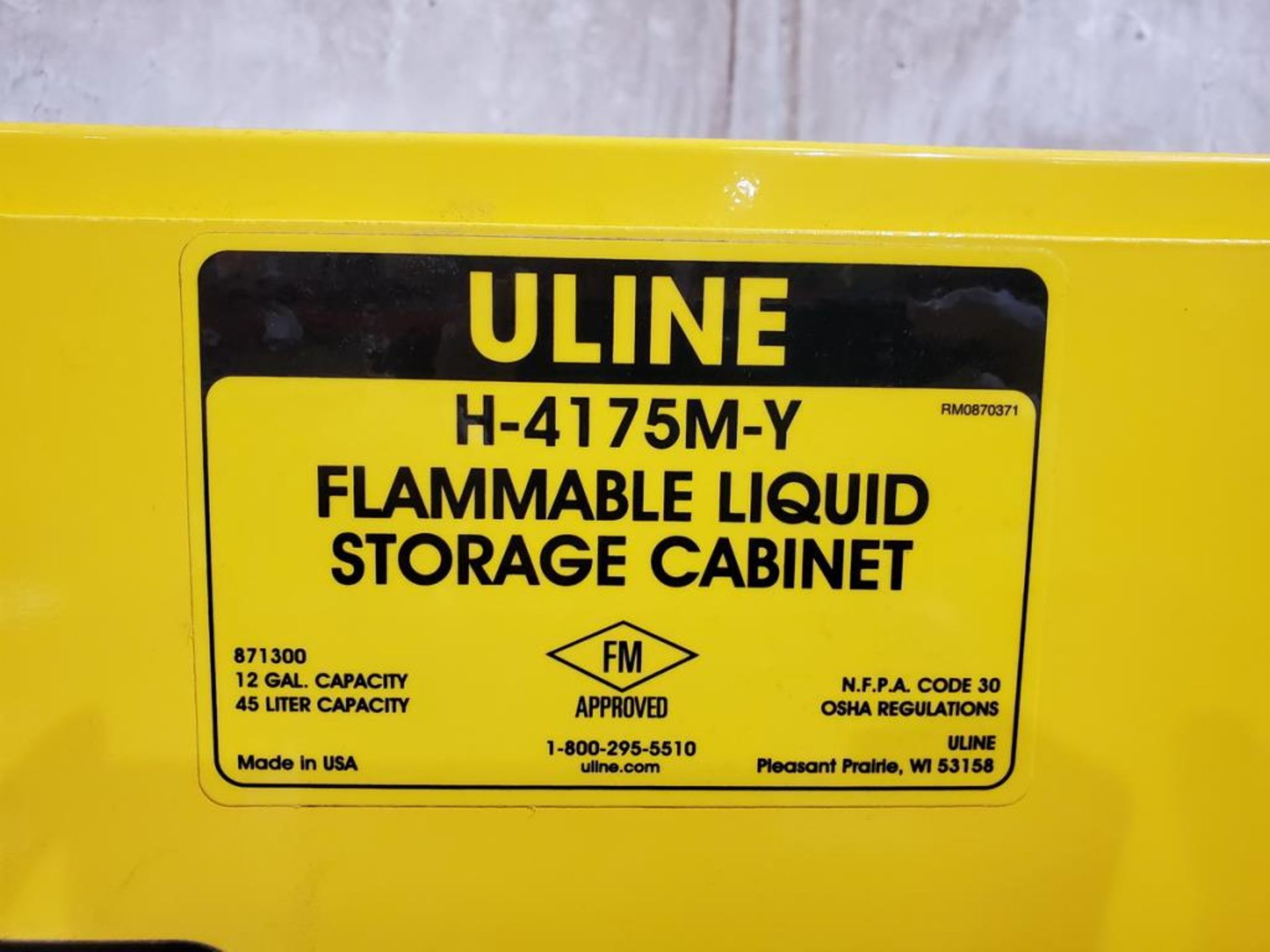 Stackable Flammable Storage Cabinet - Image 2 of 3