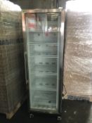 Summit SCR1400W Glass Door Bev. Fridge *New*