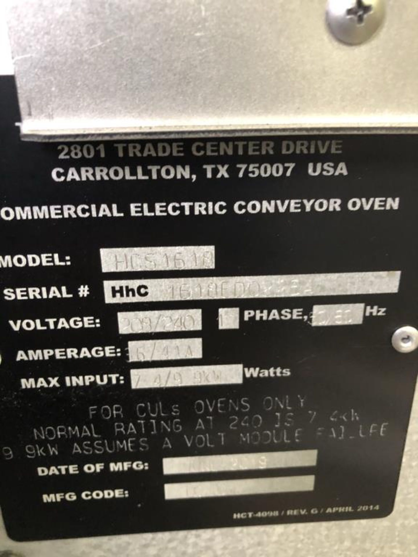 Conveyor Ovens - Image 9 of 11