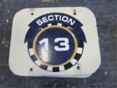 Section 13 Sign