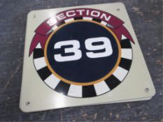 Section 39 Sign