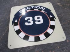 Section 39 Sign