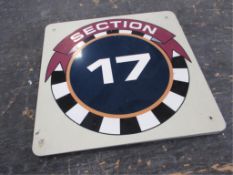 Section 17 Sign