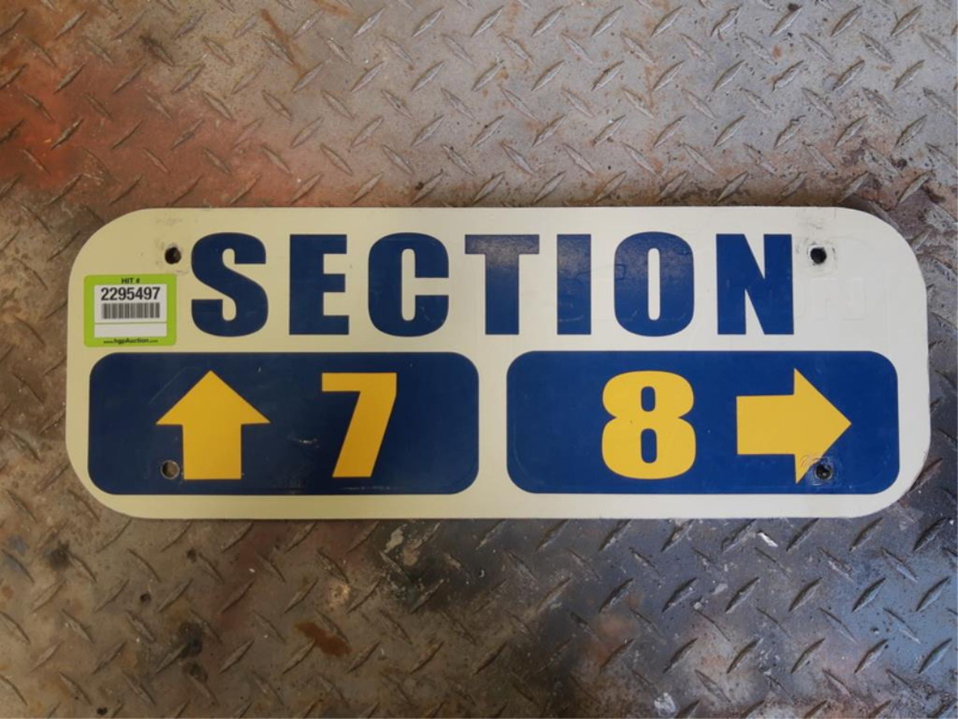 Direction Section Sign