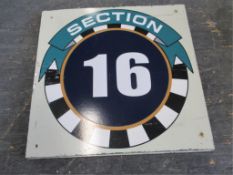 Section 16 Sign