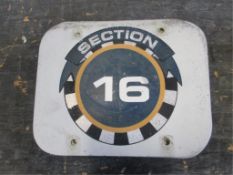 Section 16 Sign