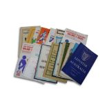COLLECTION OF VINTAGE RUGBY PROGRAMS