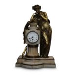FRENCH FIGURAL MANTEL CLOCK