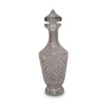 WATERFORD CRYSTAL CLUB SHAPED DECANTER