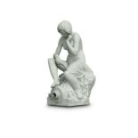 WHITE PARIANWARE FIGURE