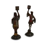 PAIR OF ANTIQUE GAMBLING FIGURES