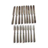 PART SET SHELL PATTERN CUTLERY