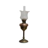 VICTORIAN BRASS OIL LAMP