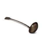 VICTORIAN SILVER PLATED LADLE