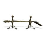 VICTORIAN BRASS FIRE IMPLEMENT SET